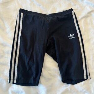 Adidas biker shorts in small